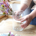 cylinder glass vase transparent simple flower glass vases